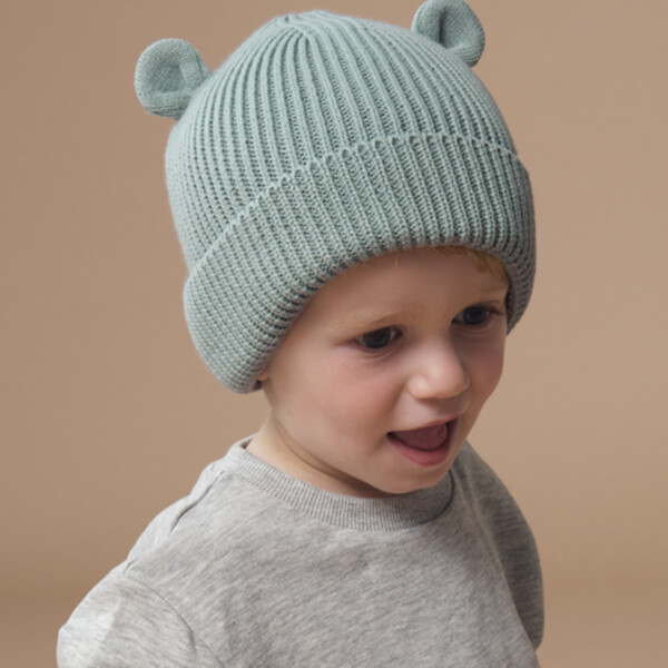 Beechfield Organic Baby Bear Beanie Thumbnail