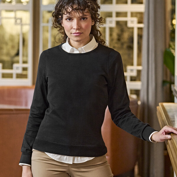 Tee Jays Ladies Crew Neck Sweater Thumbnail