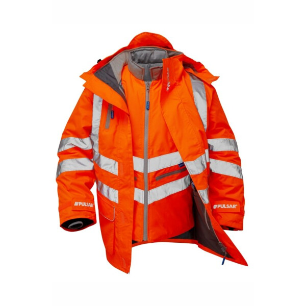 Pulsar Protect HV Orange 7-in-1 Storm Coat Thumbnail