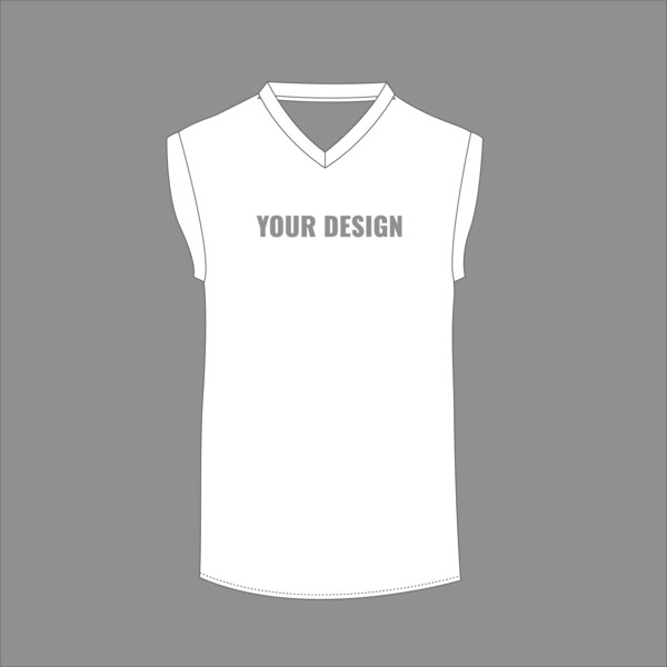 Cricket Sweater - Sleeveless - V Neck - Junior Thumbnail