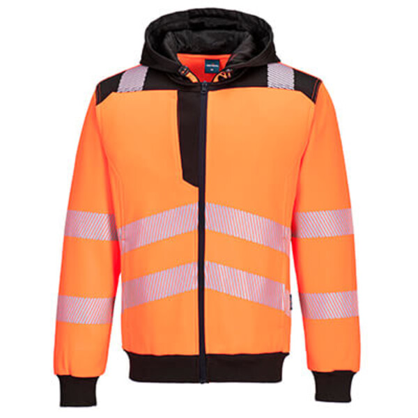 PW3 Hi-Vis Zip Hoodie Thumbnail