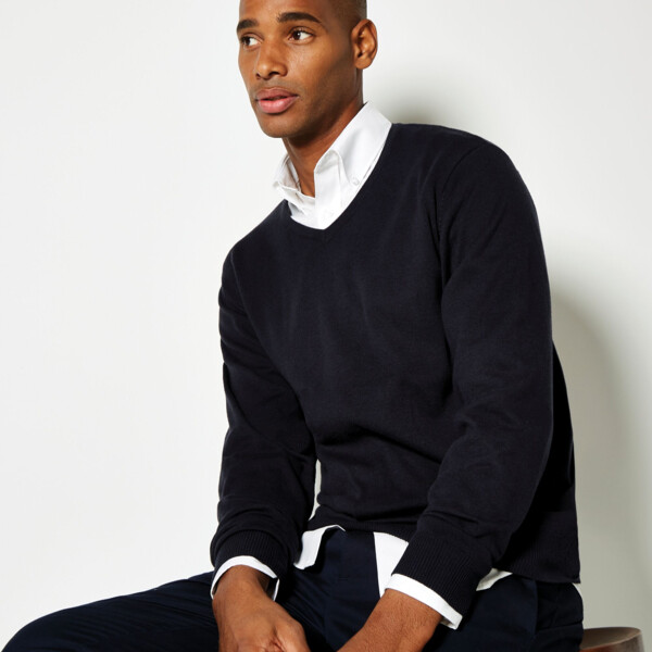 Men's Arundel Long Sleeve V-Neck Sweater Thumbnail